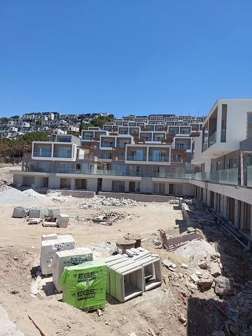 Комплекс современных вилл на берегу Эгейского моря в Бодруме