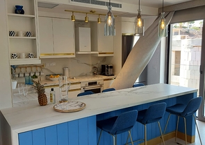 Комплекс современных вилл на берегу Эгейского моря в Бодруме