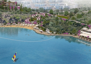 Комплекс современных вилл на берегу Эгейского моря в Бодруме