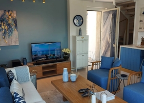 Комплекс современных вилл на берегу Эгейского моря в Бодруме