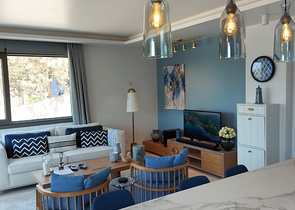 Комплекс современных вилл на берегу Эгейского моря в Бодруме