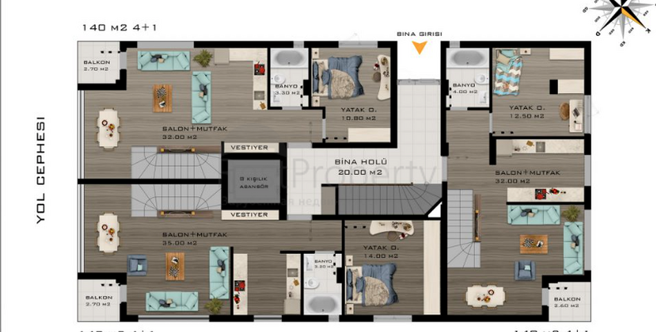 Проект на завершающей стадии строительства в районе Арапсую 