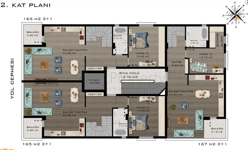 Проект на завершающей стадии строительства в районе Арапсую 