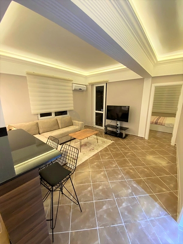 Меблированная квартира рядом с центром Алании с видом на крепость