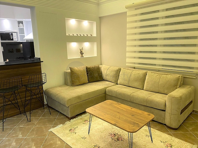 Меблированная квартира рядом с центром Алании с видом на крепость