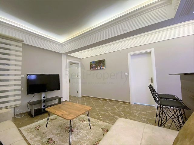 Меблированная квартира рядом с центром Алании с видом на крепость