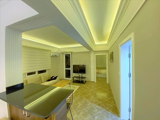 Меблированная квартира рядом с центром Алании с видом на крепость