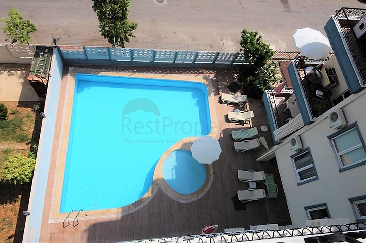 Меблированная квартира рядом с центром Алании с видом на крепость