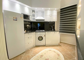 Меблированная квартира рядом с центром Алании с видом на крепость