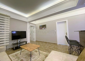 Меблированная квартира рядом с центром Алании с видом на крепость