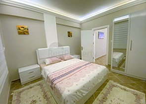 Меблированная квартира рядом с центром Алании с видом на крепость