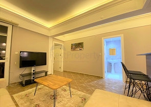 Меблированная квартира рядом с центром Алании с видом на крепость