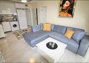 Меблированная квартира планировки 1+1 в районе Махмутлар