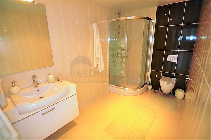 Меблированный пентхаус с тремя спальнями в Каргыджаке