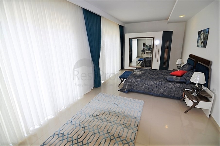 Меблированный пентхаус с тремя спальнями в Каргыджаке