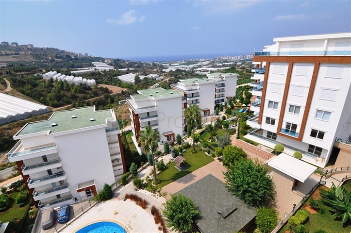 Меблированный пентхаус с тремя спальнями в Каргыджаке