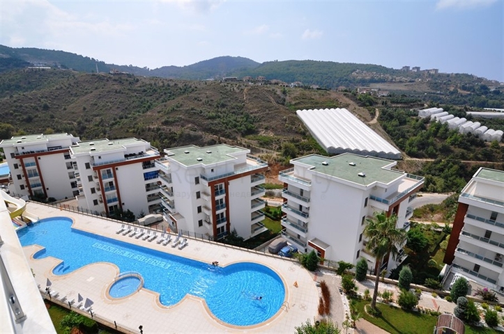 Меблированный пентхаус с тремя спальнями в Каргыджаке