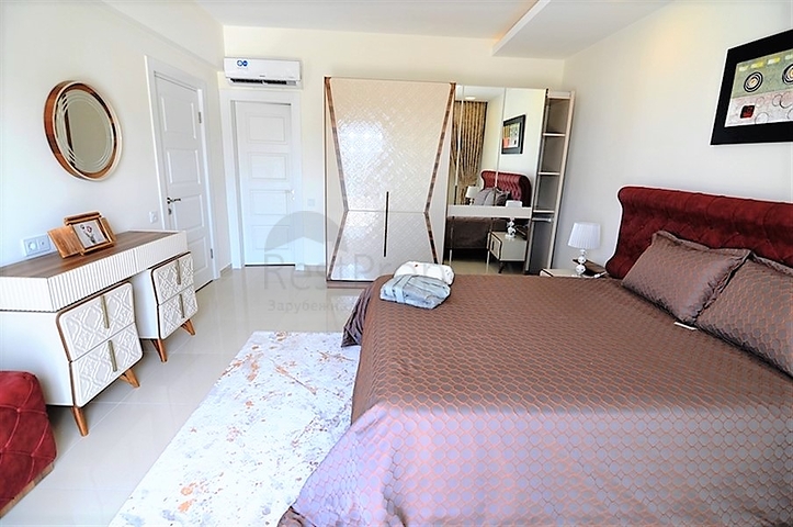 Меблированный пентхаус с тремя спальнями в Каргыджаке