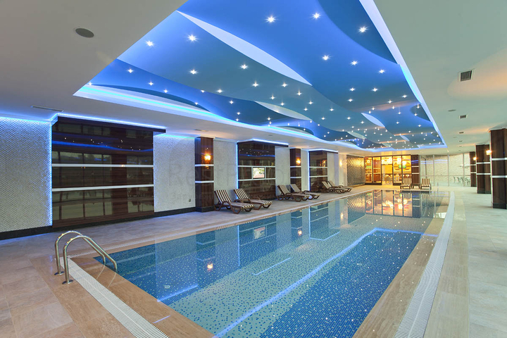 Меблированный пентхаус с тремя спальнями в Каргыджаке