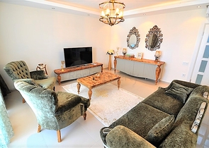 Меблированный пентхаус с тремя спальнями в Каргыджаке