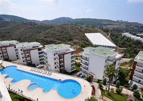 Меблированный пентхаус с тремя спальнями в Каргыджаке