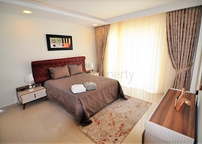 Меблированный пентхаус с тремя спальнями в Каргыджаке