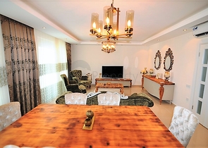 Меблированный пентхаус с тремя спальнями в Каргыджаке