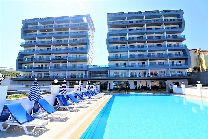 Двухкомнатная квартира в новом комплексе Махмутлара