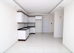 Двухкомнатная квартира с видом на море в районе Махмутлар