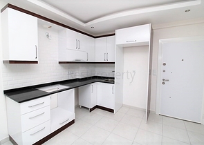 Двухкомнатная квартира с видом на море в районе Махмутлар