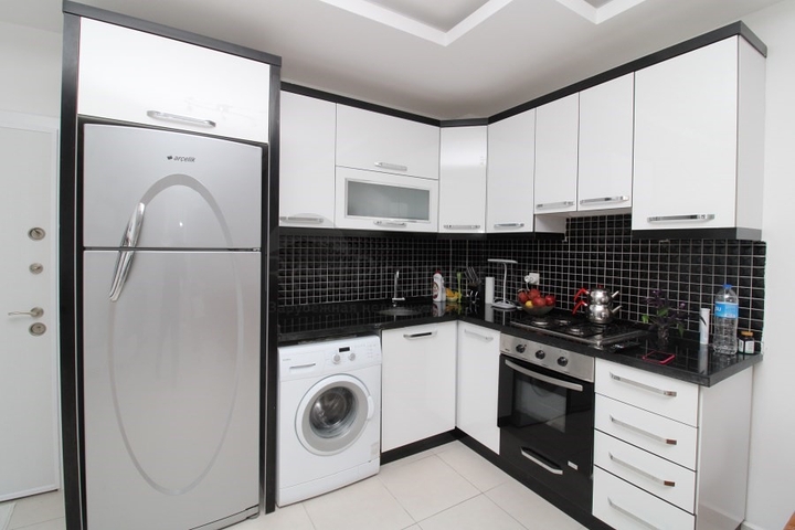 Квартира планировки 1+1 в районе Махмутлар