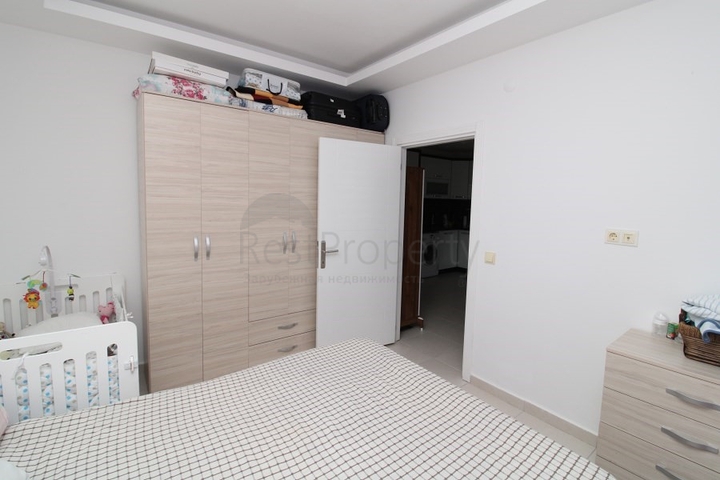 Квартира планировки 1+1 в районе Махмутлар