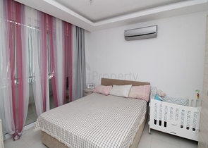 Квартира планировки 1+1 в районе Махмутлар