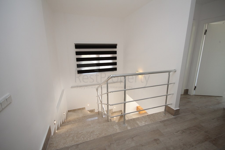 Двухэтажная вилла планировки 3+1 в районе Оба