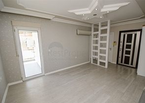 Квартира 1+1 в микрорайоне Лиман Коньяалты 800 м до моря