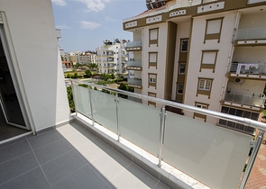 Квартира 1+1 в микрорайоне Лиман Коньяалты 800 м до моря