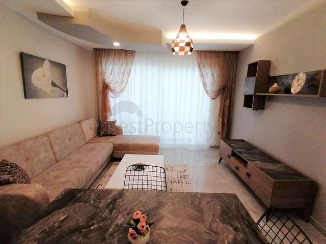 Меблированная квартира с одной спальней в Махмутларе