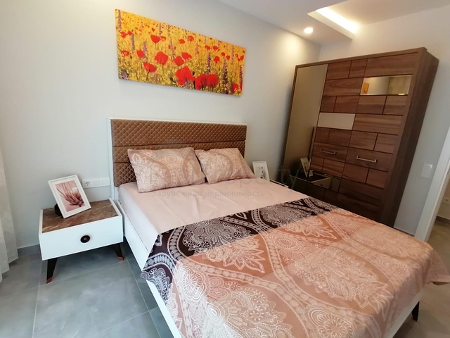 Меблированная квартира с одной спальней в Махмутларе