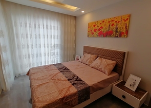 Меблированная квартира с одной спальней в Махмутларе