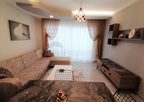 Меблированная квартира с одной спальней в Махмутларе