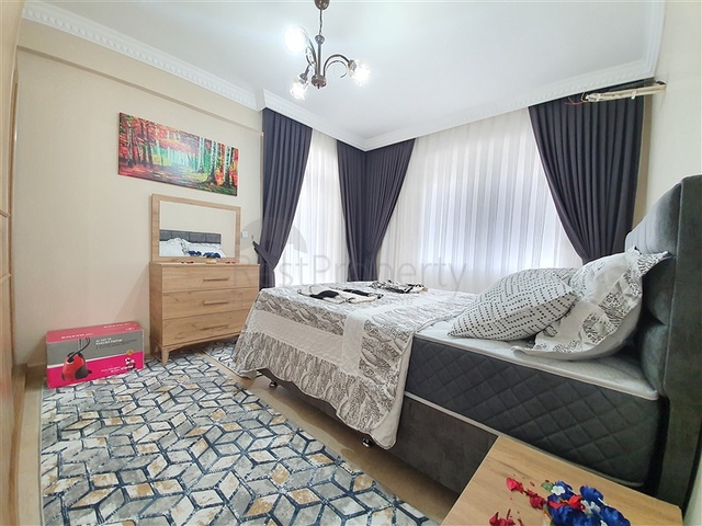 Меблированная квартира с двумя спальнями в Махмутларе