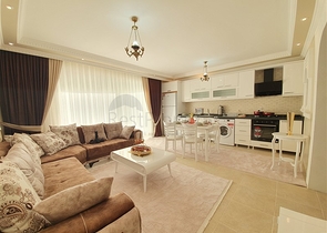 Меблированная квартира с двумя спальнями в Махмутларе