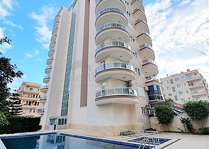 Меблированная квартира с двумя спальнями в Махмутларе