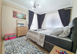 Меблированная квартира с двумя спальнями в Махмутларе