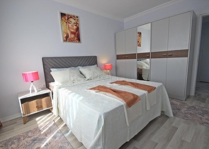 Квартира планировки 1+1 в современном комплексе Махмутлара