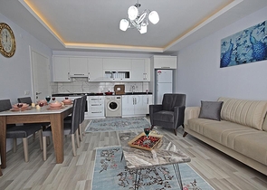 Квартира планировки 1+1 в современном комплексе Махмутлара