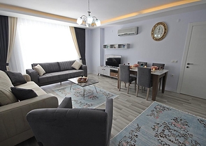 Квартира планировки 1+1 в современном комплексе Махмутлара