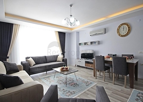 Квартира планировки 1+1 в современном комплексе Махмутлара