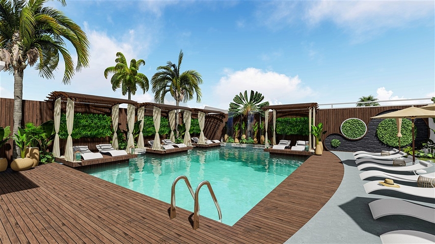 Квартиры планировок 2+1 в новом комплексе Кестеля