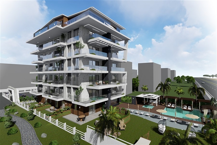 Квартиры планировок 2+1 в новом комплексе Кестеля